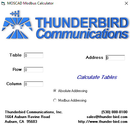 Modbus Calculator